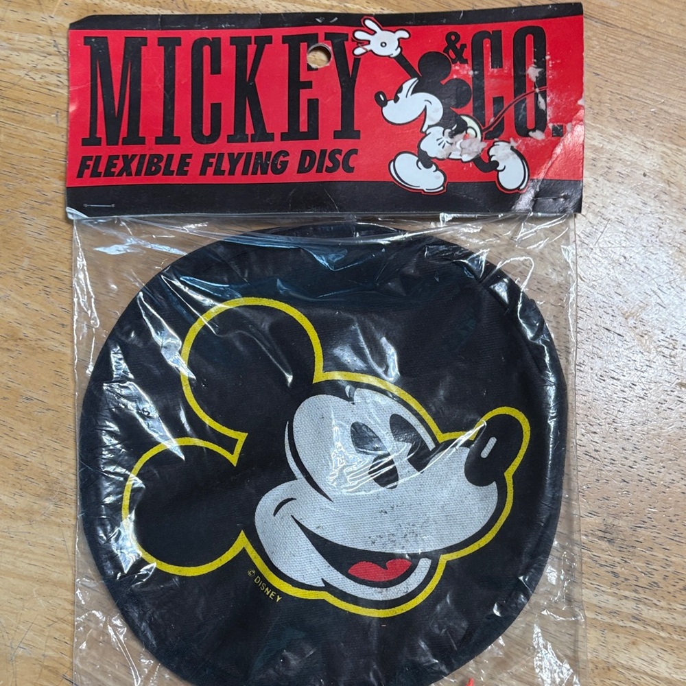 Vintage Mickey & Co. Flexible Flying Disc